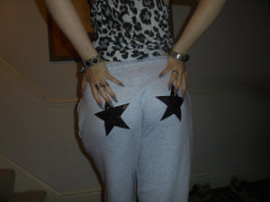 Sparkly Black Star Joggers