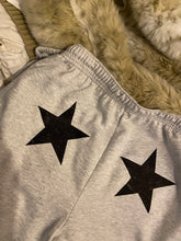 Load image into Gallery viewer, Sparkly Black Star Joggers
