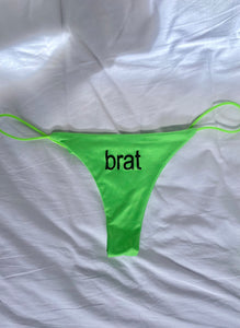 BRAT thong