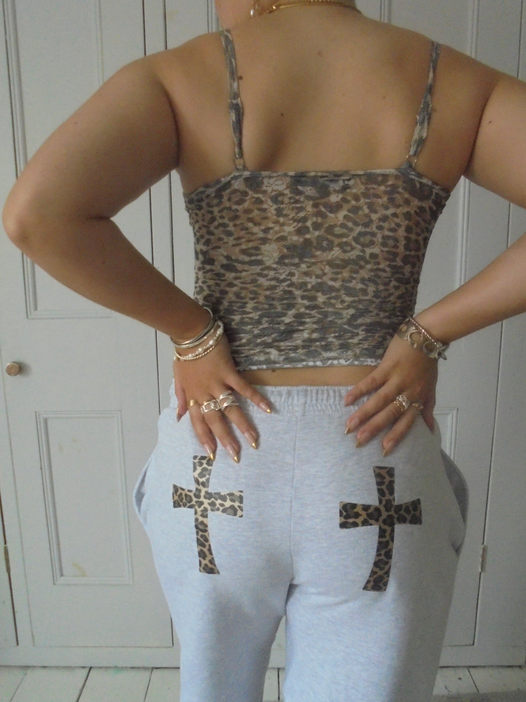 Leopard Cross Joggers