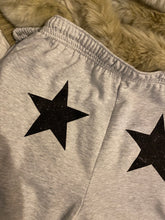 Load image into Gallery viewer, Sparkly Black Star Joggers
