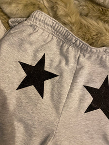 Sparkly Black Star Joggers