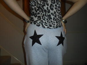 Sparkly Black Star Joggers