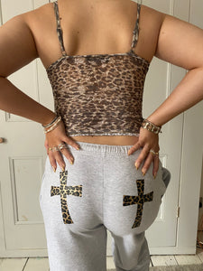 Leopard Cross Joggers