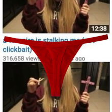 Load image into Gallery viewer, Red Pentagram Thong
