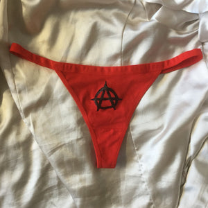 Red Anarchy Thong