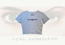 Load image into Gallery viewer, Girl Interrupted Crop Tee
