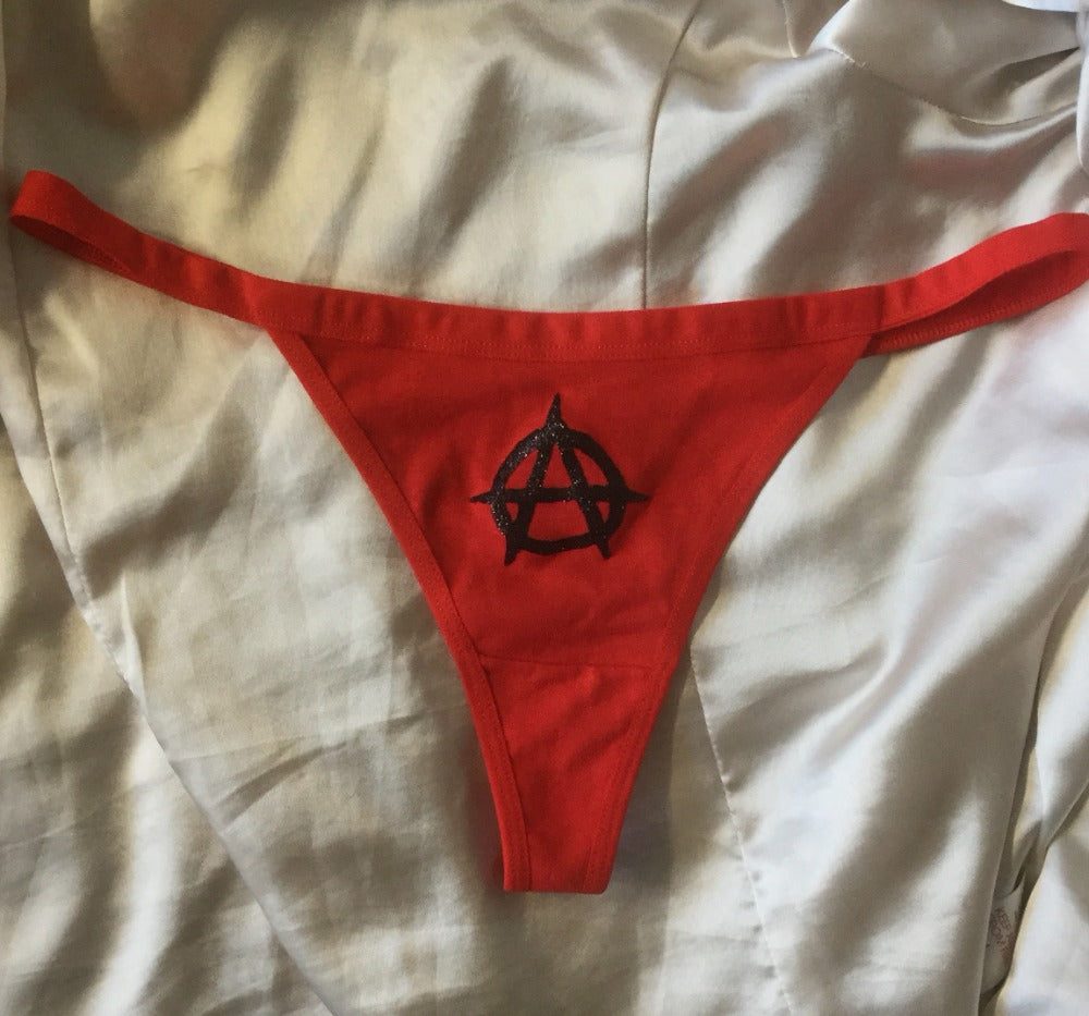 Red Anarchy Thong