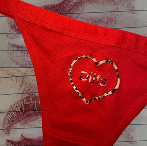 Red ‘Dilfs’ Thong