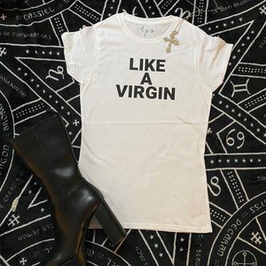 'LIKE A VIRGIN' Naomi Campbell inspired T-shirt