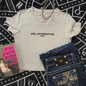 Girl Interrupted Crop Tee