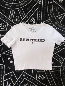 'Bewitched' Sparkly Pentagram Crop Top