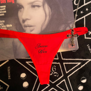 American Whore Thong